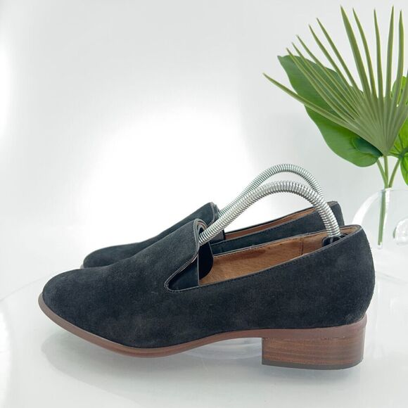 Sofft Women's Severn Shootie Loafer Slip On Boot Size 10 Black Suede Low Heel - Picture 6 of 15